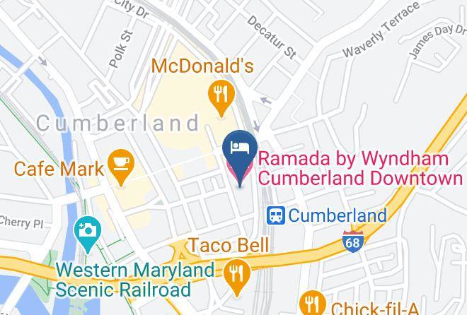 Allegany - Ramada By Wyndham Cumberland Downtown Maps