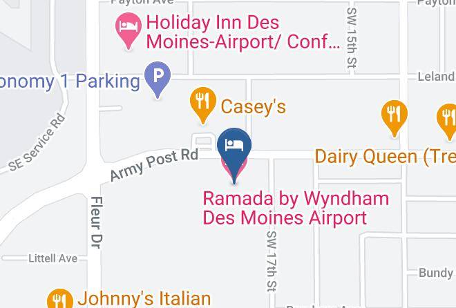 Polk - Ramada By Wyndham Des Moines Airport Maps