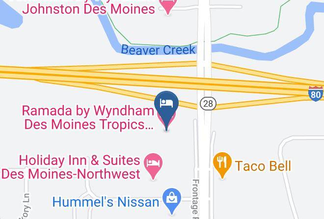 Polk - Ramada By Wyndham Des Moines Tropics Resort & Conference Ctr Maps