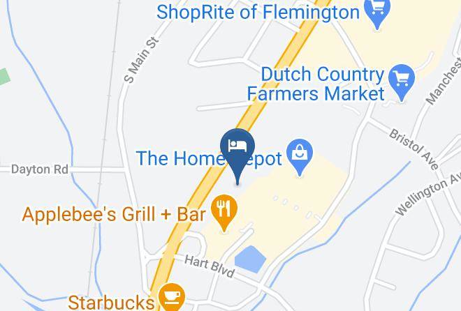 Hunterdon - Ramada By Wyndham Flemington Maps