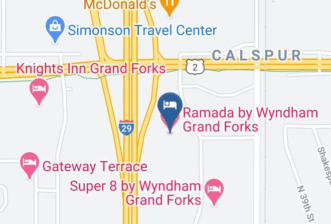 Grand Forks - Ramada By Wyndham Grand Forks Maps