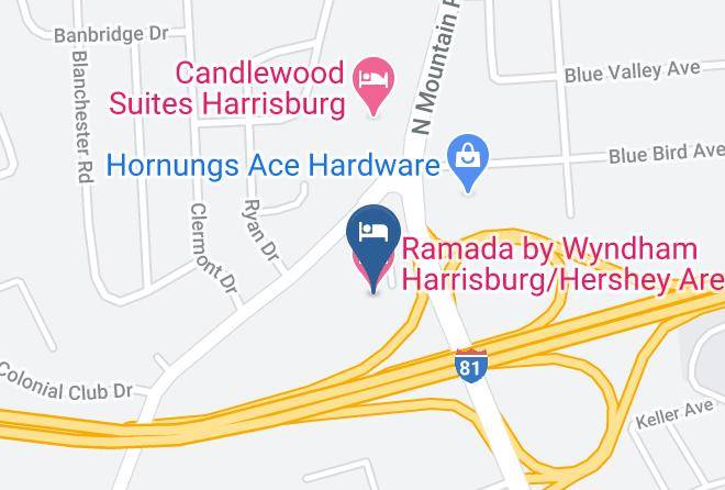 Dauphin - Ramada By Wyndham Harrisburg Hershey Area Maps