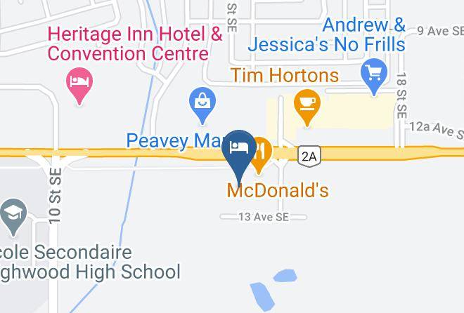 Ramada By Wyndham High River Map