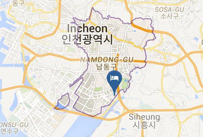 Namdonggu - Ramada By Wyndham Incheon Maps