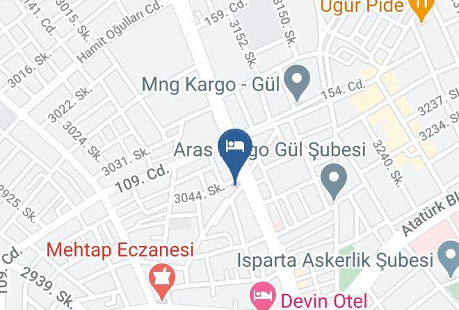 Isparta Bahcelievler - Ramada By Wyndham Isparta Maps