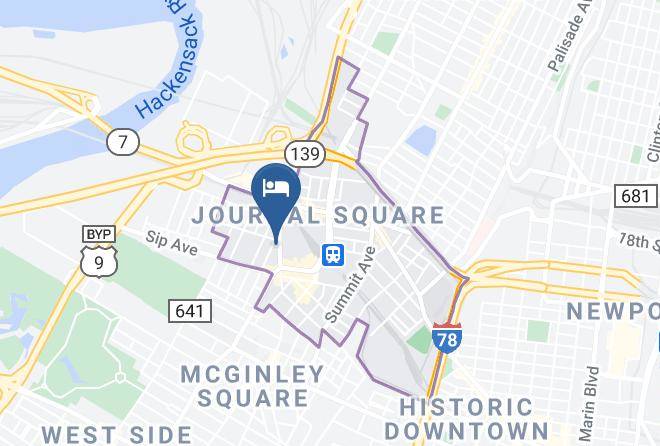 Hudson - Ramada By Wyndham Jersey City Maps