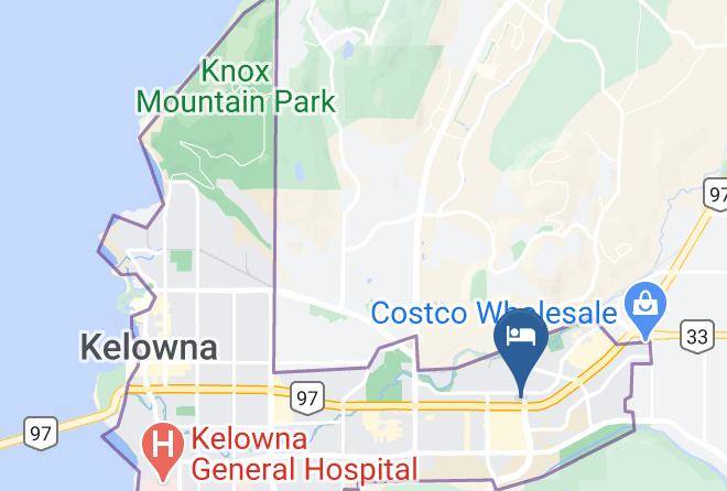Central Okanagan - Ramada By Wyndham Kelowna Hotel & Conference Center Maps