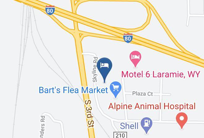 Albany - Ramada By Wyndham Laramie Maps