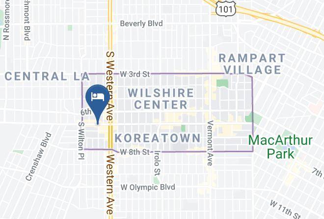 Los Angeles - Ramada By Wyndham Los Angeles Koreatown West Maps