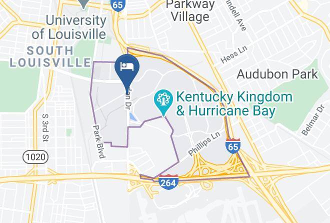 Comfort Inn & Suites Louisville Airport Fair & Expo Map