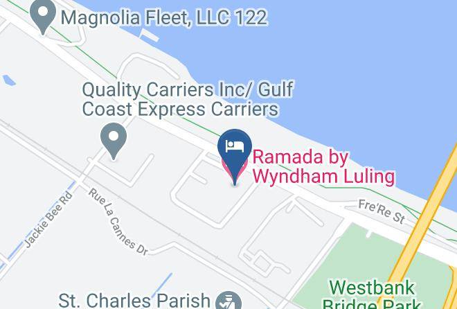 St Charles Par - Ramada By Wyndham Luling Maps