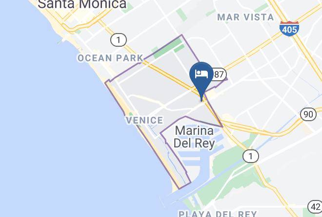 Los Angeles - Ramada By Wyndham Marina Del Rey Maps