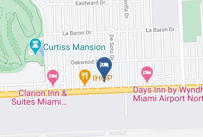 Miami Dade - Ramada By Wyndham Miami Springs Miami International Airport Maps