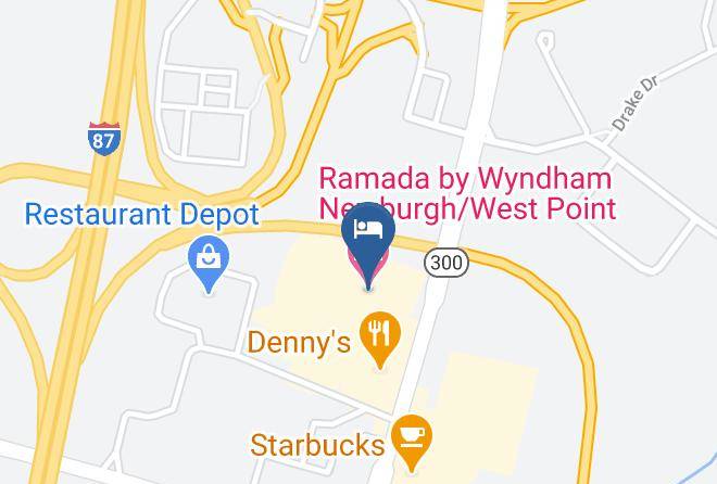 Orange - Ramada By Wyndham Newburgh West Point Maps