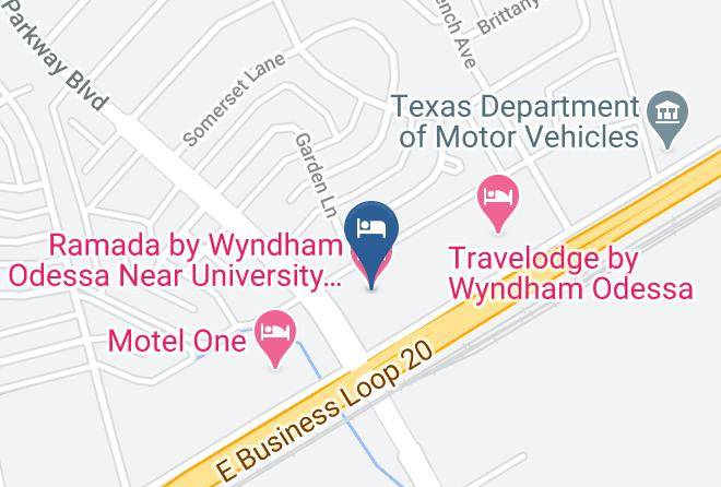 Ector - Ramada By Wyndham Odessa Near University Of Texas Permian Maps