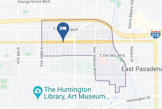 Ramada By Wyndham Pasadena Map