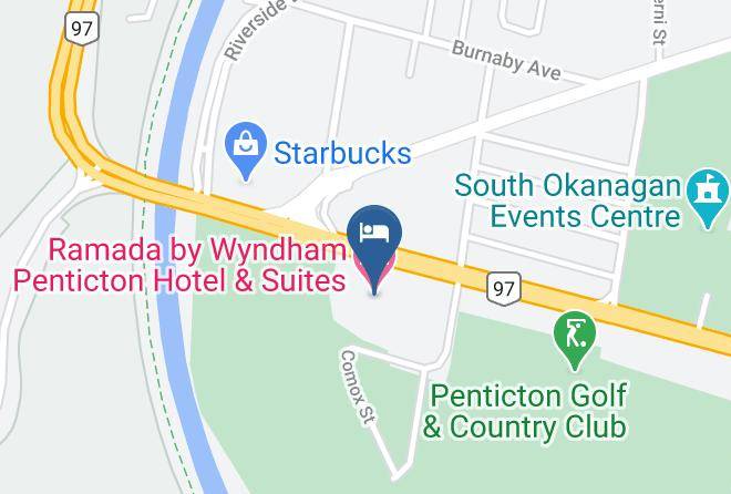 Okanagan Similkameen - Ramada By Wyndham Penticton Hotel & Suites Maps