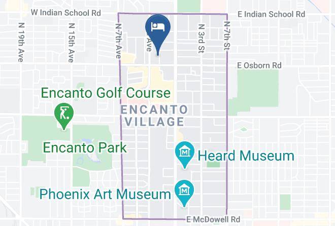 Maricopa - Midtown Garden Hotel Maps