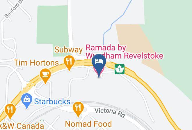 Columbia Shuswap - Ramada By Wyndham Revelstoke Maps