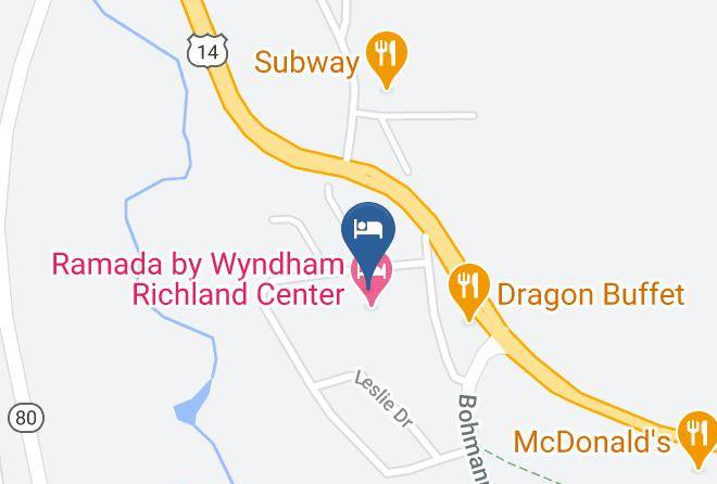 Richland - Ramada By Wyndham Richland Center Maps