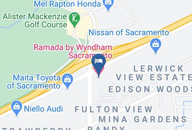 Sacramento - Ramada By Wyndham Sacramento Maps