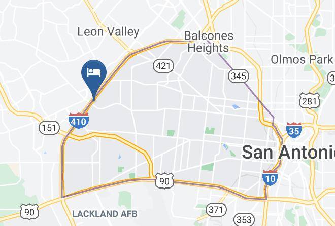 Bexar - Ramada By Wyndham San Antonio Near Seaworld Maps