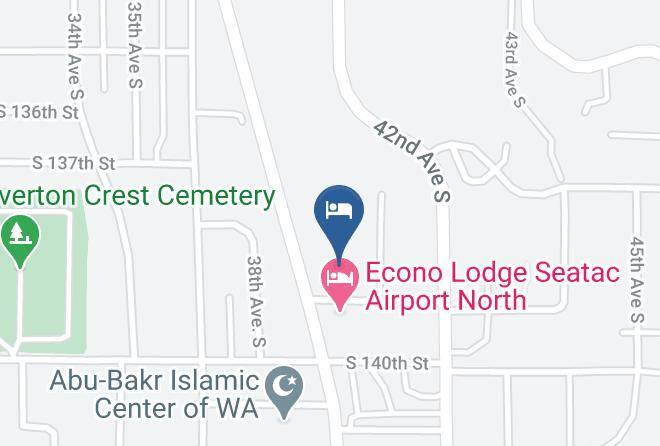Ramada By Wyndham Seatac Airport North Map