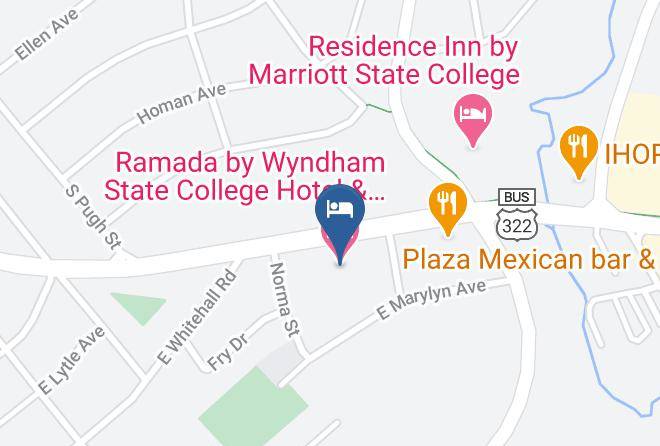 Ramada By Wyndham State College Hotel & Conference Center Map