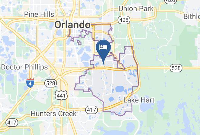 Orange - Ramada By Wyndham Suites Orlando Airport Maps