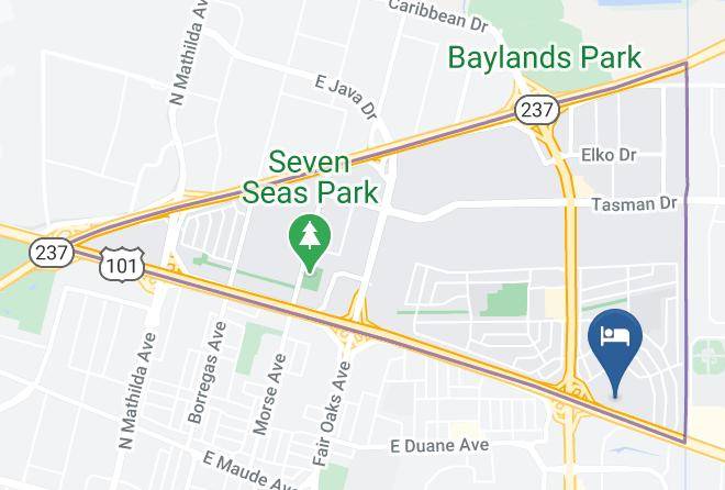 Santa Clara - Ramada By Wyndham Sunnyvale Silicon Valley Maps