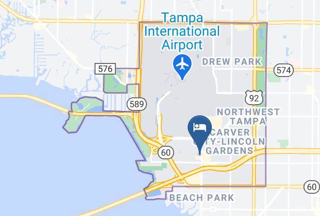 Hillsborough - Ramada By Wyndham Tampa Airport Westshore Maps