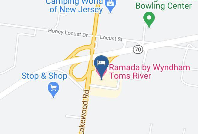 Ocean - Ramada By Wyndham Toms River Maps