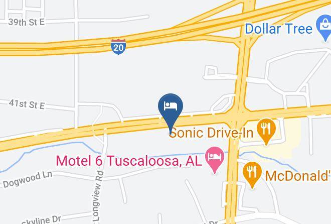 Tuscaloosa - Ramada By Wyndham Tuscaloosa Maps