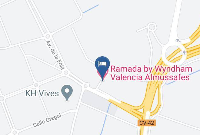 Valencia - Ramada By Wyndham Valencia Almussafes Maps