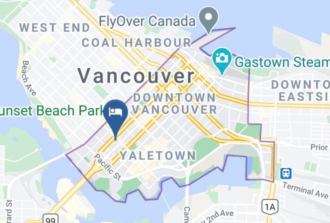 Greater Vancouver - Quality Inn & Suites Downtown Vancouver Maps