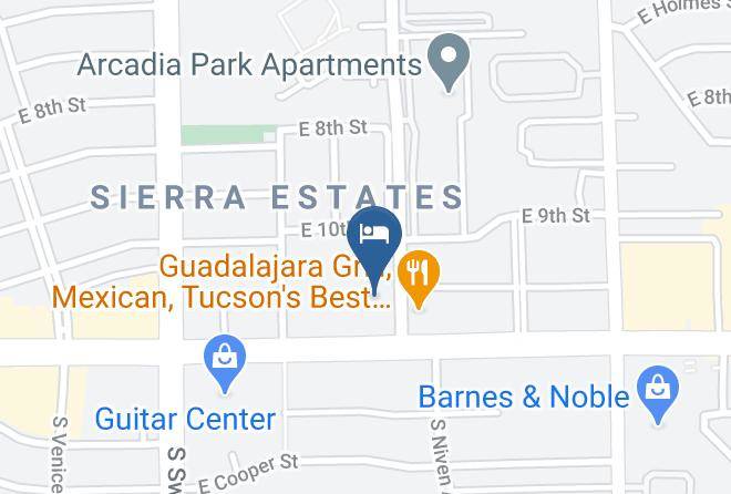 Ramada By Wyndham Viscount Suites Tucson East Map