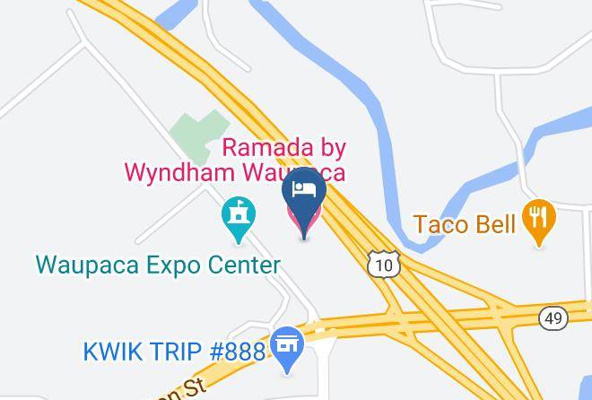 Waupaca - Ramada By Wyndham Waupaca Maps
