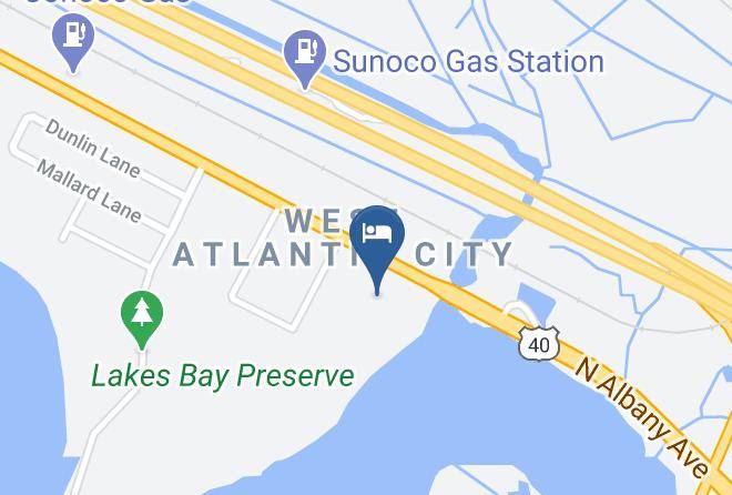 Atlantic - Ramada By Wyndham West Atlantic City Maps