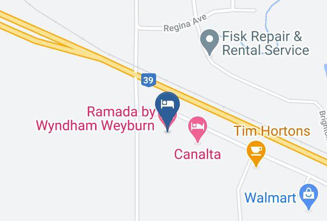 Division 2 - Ramada By Wyndham Weyburn Maps