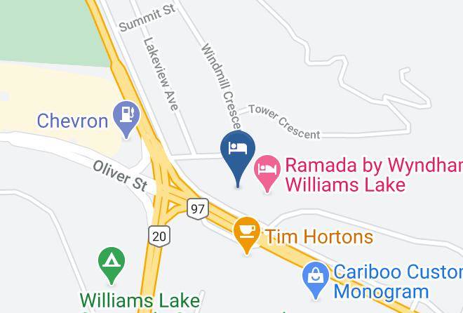 Cariboo - Ramada By Wyndham Williams Lake Maps