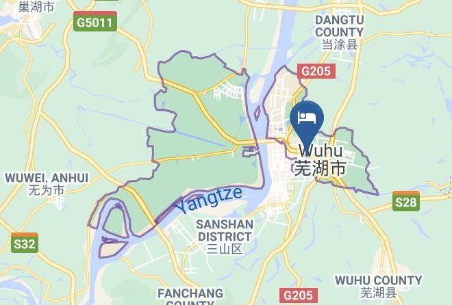 Wuhu - Ramada By Wyndham Wuhan Qingshan Maps