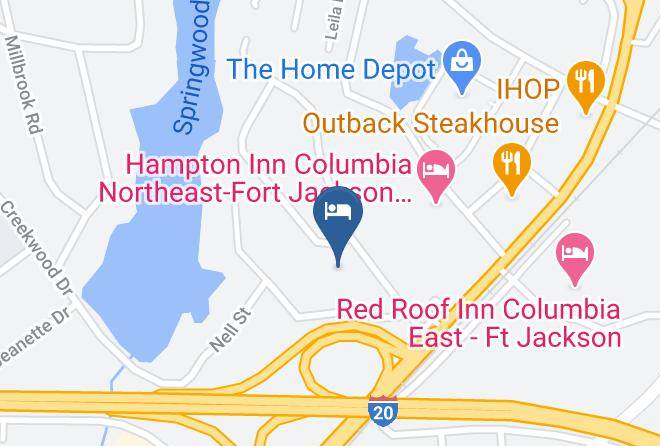Richland - Red Lion Inn & Suites Columbia Ne Ft Jackson Maps