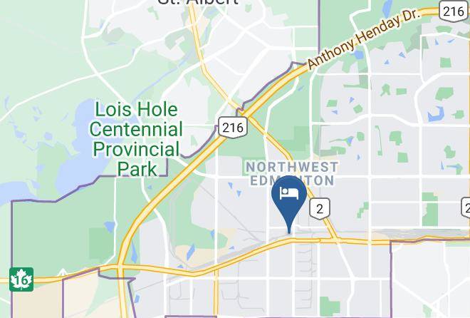Ramada Edmonton Yellowhead Map