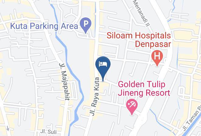 Badung Regency - Ramada Encore Kuta Bali Maps