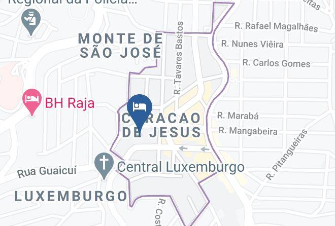 Belo Horizonte - Ramada Encore By Wyndham Belo Horizonte Luxemburgo Maps