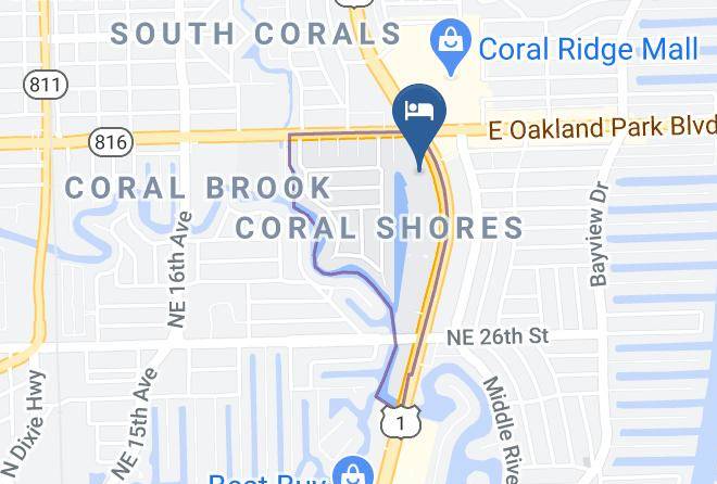 Broward - Ramada By Wyndham Fort Lauderdale Oakland Park Maps