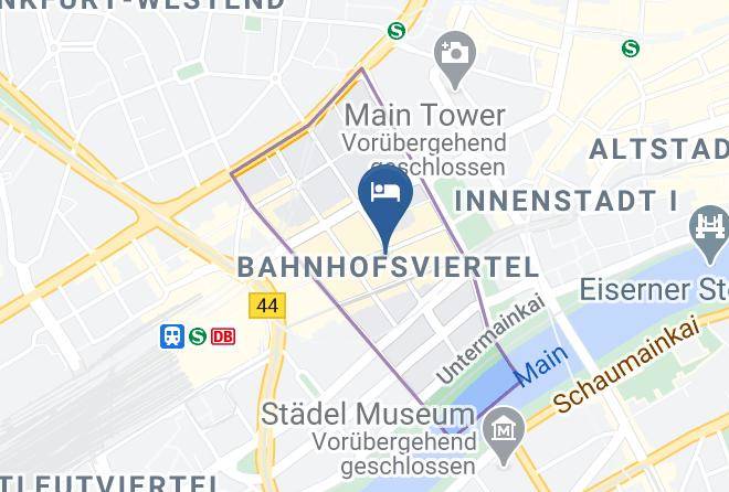 Ramada Frankfurt Bahnhofsviertel Map