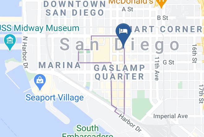 San Diego - Ramada Gaslamp Convention Center Maps