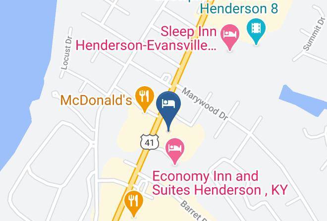 Henderson - Ramada Henderson Evansville Maps
