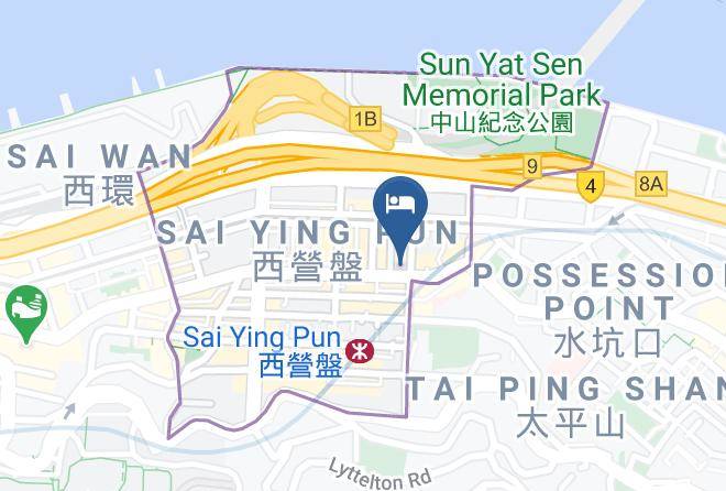 Central Western District - Ramada Hong Kong Harbour View Maps